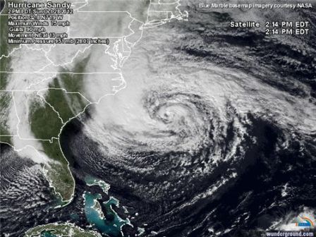 Huracán Sandy sacude EEUU